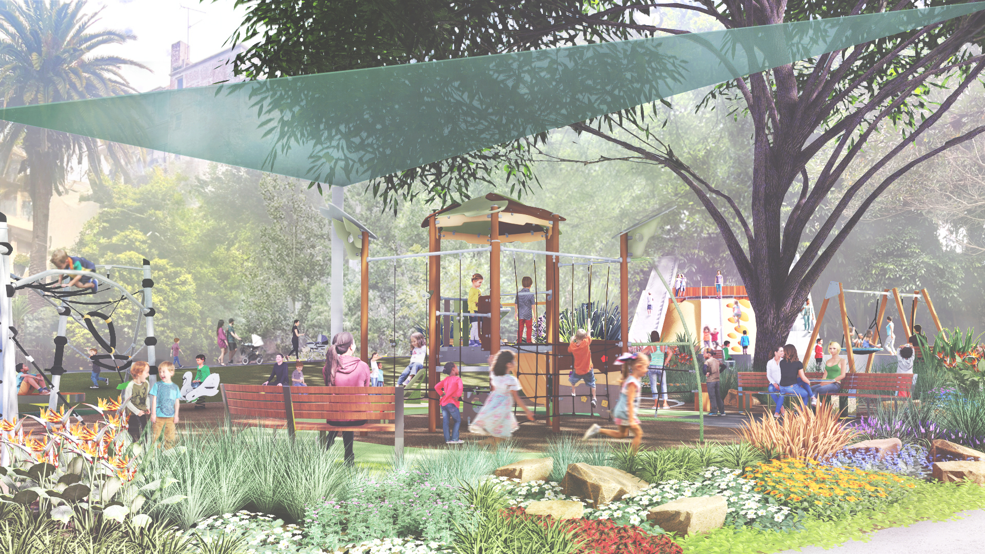 Concept design of the Thornton Reserve Playground upgrade