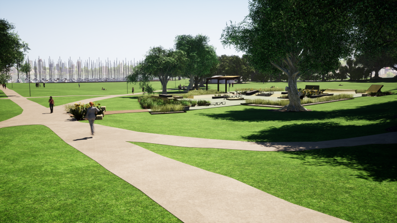 Concept Plan for Rushcutters Bay Youth Recreation Area